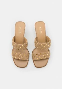MICHAEL Michael Kors AMELIA MULE - Heeled Mules - Camel -MICHAEL Michael Kors shop 0001011d8dfb4f7d948a786eb2cfc914