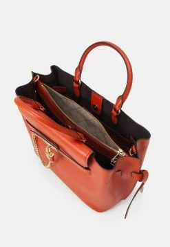 MICHAEL Michael Kors HAMILTON LEGACY BELTED SATCHEL - Handbag - Deep Orange -MICHAEL Michael Kors shop 015117c90c3444d481a9dc16a6c13f36