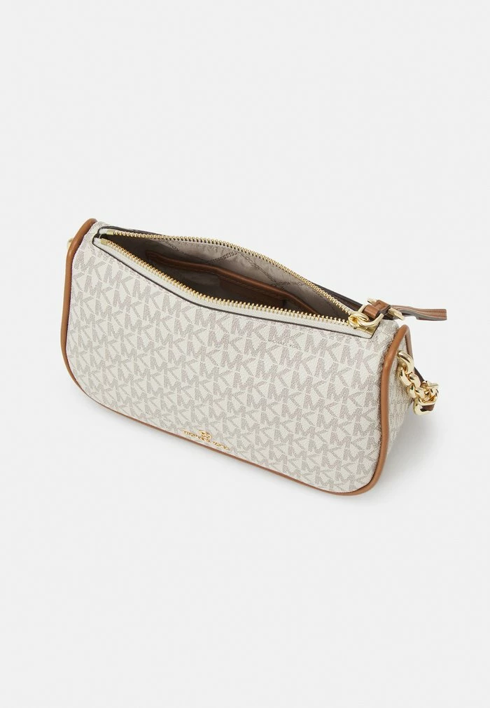 MICHAEL Michael Kors JET SET CHARM POUCHETTE - Handbag - Beige 5 MICHAEL Michael Kors JET SET CHARM POUCHETTE - Handbag - Beige - Image 3