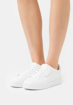 MICHAEL Michael Kors KEATING LACE UP - Trainers - Bright White