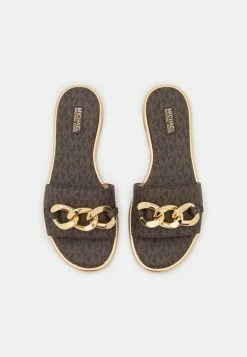 MICHAEL Michael Kors SCARLETT SLIDE - Mules - Brown -MICHAEL Michael Kors shop 044398f743ec46cdacc67df0bbeccdde