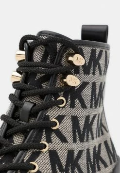 MICHAEL Michael Kors PAYTON BOOTIE - Lace-up Ankle Boots - Black/nature -MICHAEL Michael Kors shop 045c5f741946443eb5079118212887a4