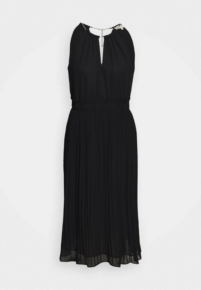 MICHAEL Michael Kors CHAIN NECK MIDI DRESS - Cocktail Dress / Party Dress - Black 9 MICHAEL Michael Kors CHAIN NECK MIDI DRESS - Cocktail Dress / Party Dress - Black - Image 7