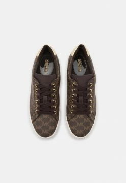MICHAEL Michael Kors POPPY LACE UP - Trainers - Brown -MICHAEL Michael Kors shop 0512e737f41643f7a4e734c657f257e4