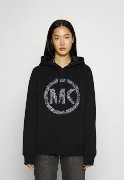 MICHAEL Michael Kors CHARM HOODIE - Sweatshirt - Black