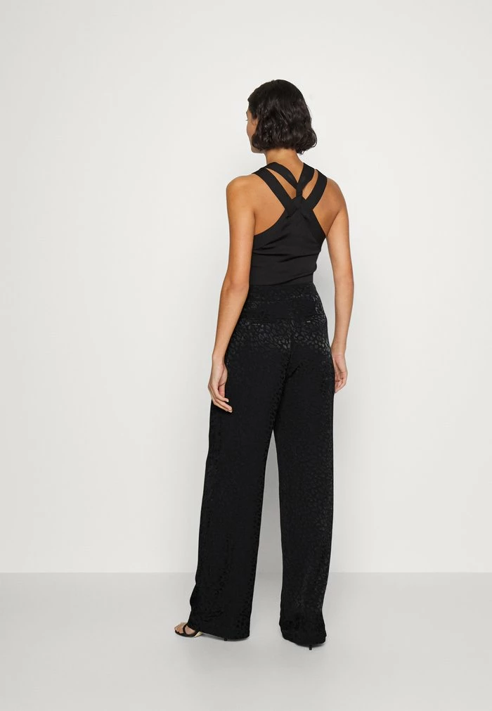MICHAEL Michael Kors WIDE LEG PANTS - Trousers - Black 5 MICHAEL Michael Kors WIDE LEG PANTS - Trousers - Black - Image 3