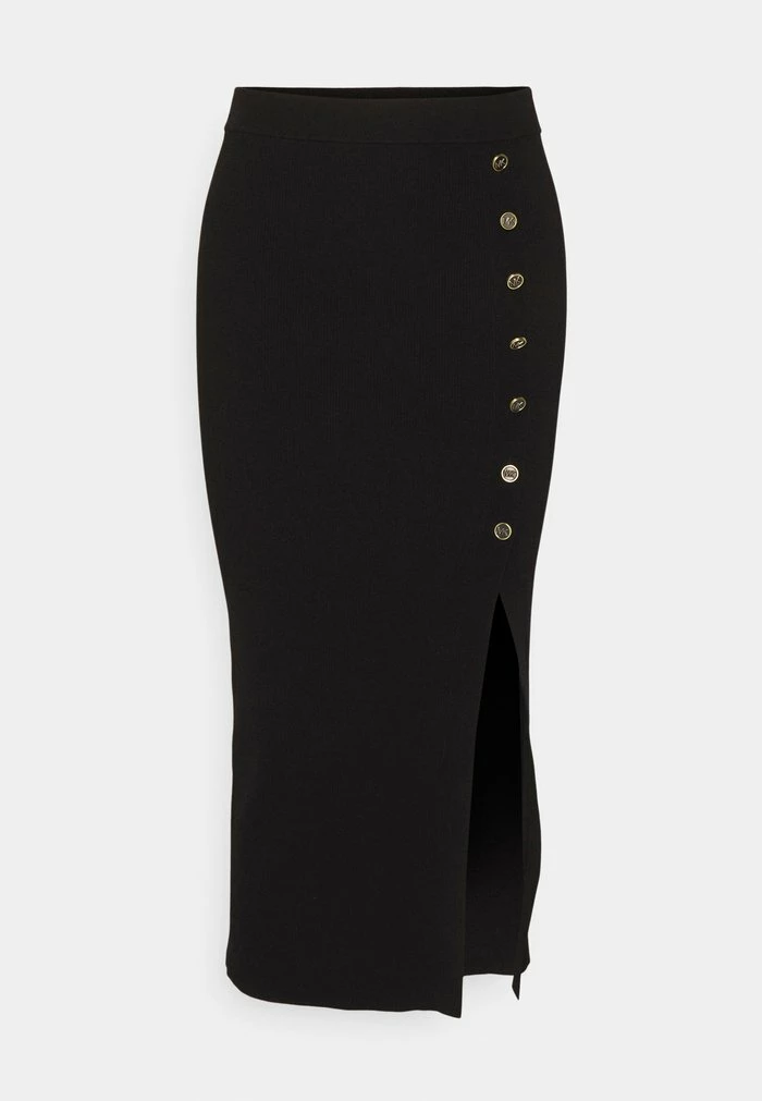 MICHAEL Michael Kors LOGO BUTTON PENCIL SKIRT - Pencil Skirt - Black 7 MICHAEL Michael Kors LOGO BUTTON PENCIL SKIRT - Pencil Skirt - Black - Image 5