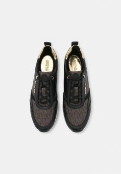 MICHAEL Michael Kors ALLIE STRIDE TRAINER - Trainers - Black/brown -MICHAEL Michael Kors shop 067d8bc7818c4f5693090deae391c8eb