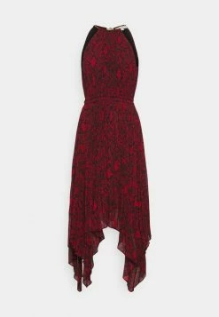 MICHAEL Michael Kors SOFT PYTHON - Cocktail Dress / Party Dress - Crimson
