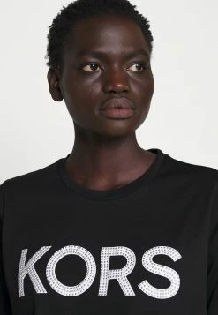 MICHAEL Michael Kors Print T-shirt - Black/silver -MICHAEL Michael Kors shop 09cac2f5141b40ad93964a36d27a6a83