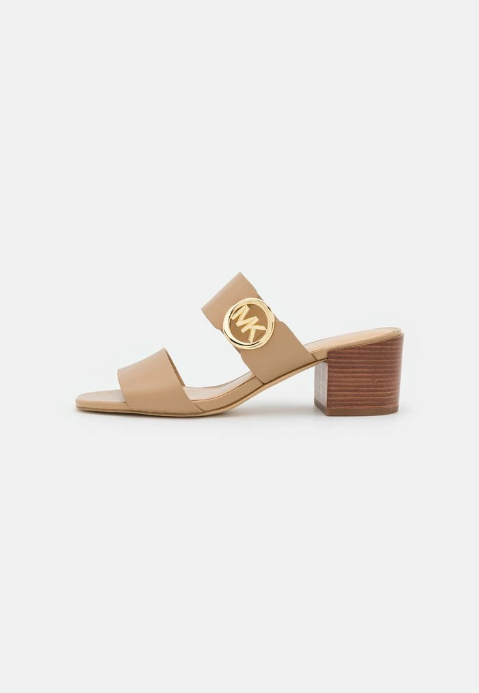 MICHAEL Michael Kors SUMMER MID - Heeled Mules - Camel 4 MICHAEL Michael Kors SUMMER MID - Heeled Mules - Camel - Image 2