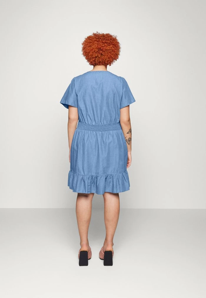 MICHAEL Michael Kors WRAP DRESS - Day Dress - Light Cadet Wash 5 MICHAEL Michael Kors WRAP DRESS - Day Dress - Light Cadet Wash - Image 3