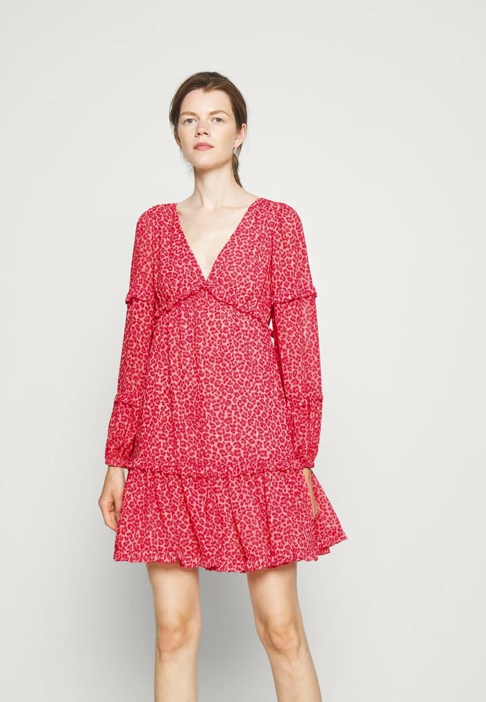 MICHAEL Michael Kors TENTY CHEETAH MINI DRESS - Day Dress - Blush Pink 3 MICHAEL Michael Kors TENTY CHEETAH MINI DRESS - Day Dress - Blush Pink