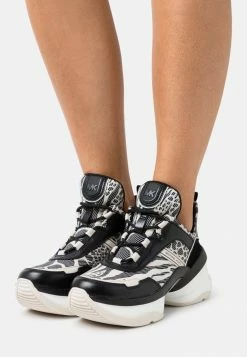 MICHAEL Michael Kors OLYMPIA TRAINER - Trainers - Black/multi-coloured