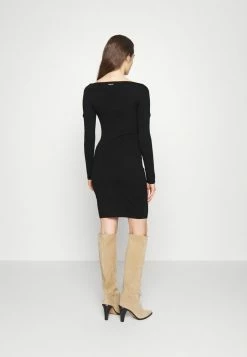 MICHAEL Michael Kors BOAT CUT OUT MINI - Jumper Dress - Black -MICHAEL Michael Kors shop 0c8b41831a104a6480694015eb29196d