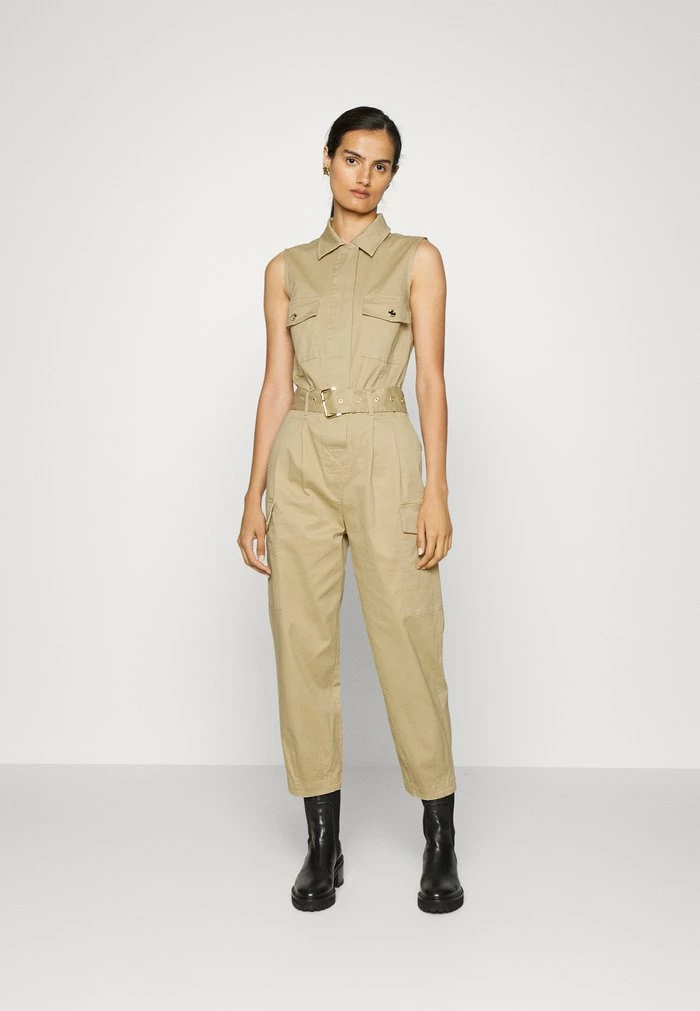 MICHAEL Michael Kors CARGO - Jumpsuit - Khaki 3 MICHAEL Michael Kors CARGO - Jumpsuit - Khaki