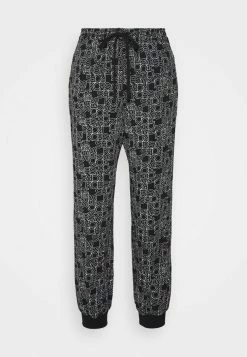 MICHAEL Michael Kors LOGO PULL ON PANT - Tracksuit Bottoms - Black/white