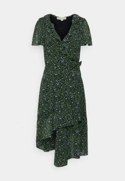 MICHAEL Michael Kors MIDI WRAP - Cocktail Dress / Party Dress - Black