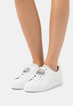 MICHAEL Michael Kors KEATON LACE UP - Trainers - Pearl Grey