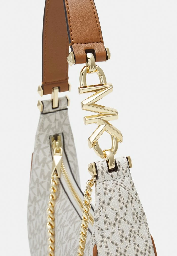 MICHAEL Michael Kors PIPER POUCHETTE - Handbag - Vanilla/acrn 7 MICHAEL Michael Kors PIPER POUCHETTE - Handbag - Vanilla/acrn - Image 5