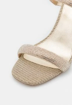 MICHAEL Michael Kors CLARA - Heeled Mules - Pale Gold -MICHAEL Michael Kors shop 0f242cb51c9a49998420d3dee6728c06