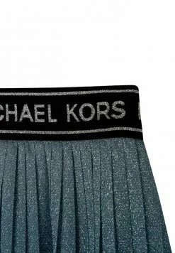 MICHAEL Michael Kors Pleated Skirt - Dark Obsidian -MICHAEL Michael Kors shop 0fc7be66c3654a6c920e0576858e8629