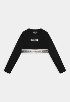 MICHAEL Michael Kors UNDERSHIRT - Long Sleeved Top - Blackcharcoal Grey