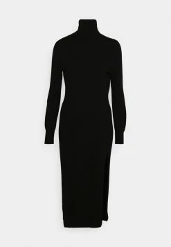 MICHAEL Michael Kors EASY SLIT MIDI - Day Dress - Black -MICHAEL Michael Kors shop 10e79f1cd49044c4aca6f3e60807cc42