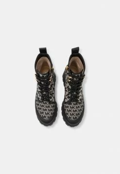 MICHAEL Michael Kors PAYTON BOOTIE - Lace-up Ankle Boots - Black/nature -MICHAEL Michael Kors shop 1118dc5850484bdcbf4fd188cef08539