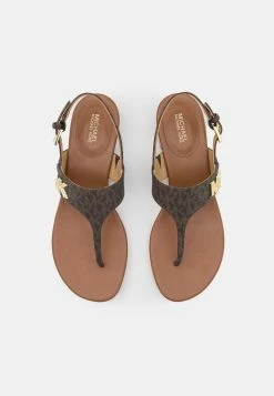 MICHAEL Michael Kors JILLY - T-bar Sandals - Brown/multi-coloured -MICHAEL Michael Kors shop 1137a43bf6cc49af8f8e9f314a8c5fa9