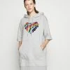 MICHAEL Michael Kors RAINBOW HOODIE - Day Dress - Pearl