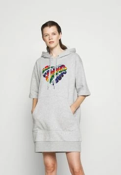 MICHAEL Michael Kors RAINBOW HOODIE - Day Dress - Pearl