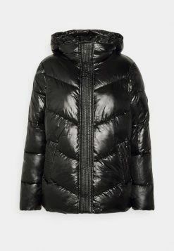 MICHAEL Michael Kors SHORT LENGTH PUFFER WITH DIAGONAL QUILTING - Down Coat - Black -MICHAEL Michael Kors shop 1517d9c1d554440192913170a5b3a13e