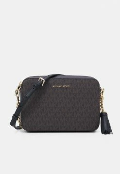 MICHAEL Michael Kors JET CAMERA BAG - Across Body Bag - Brown/black