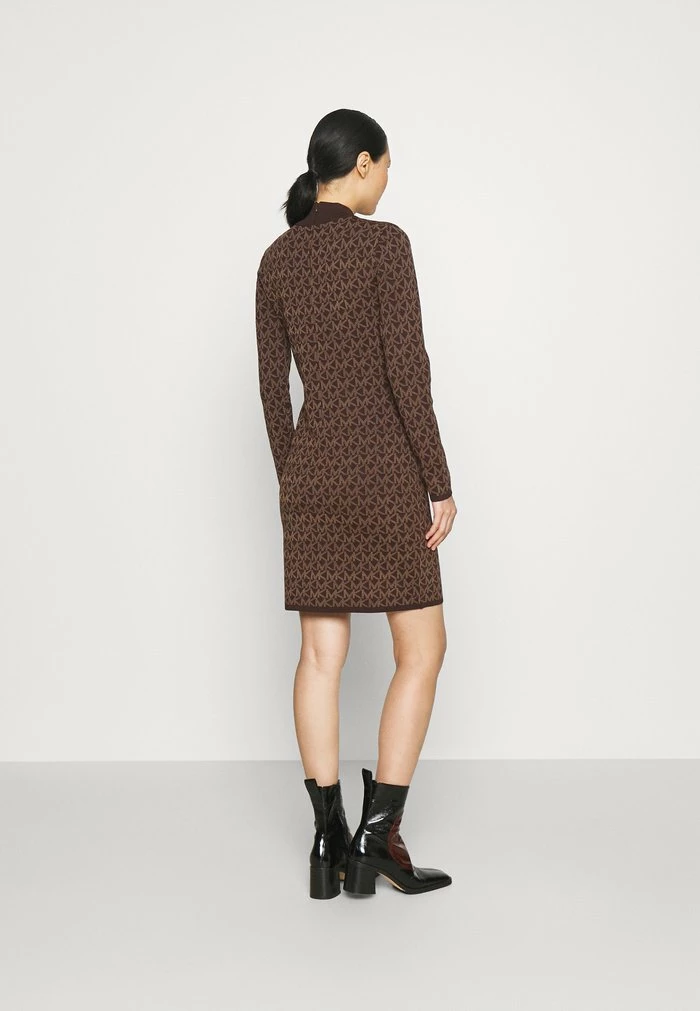 MICHAEL Michael Kors BOLD DRESS - Jumper Dress - Chocolate 5 MICHAEL Michael Kors BOLD DRESS - Jumper Dress - Chocolate - Image 3