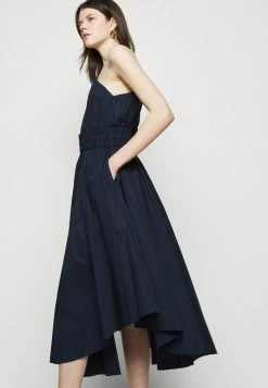 MICHAEL Michael Kors ONE SHOULDER MIDI DRESS - Day Dress - Midnightblue -MICHAEL Michael Kors shop 16a915a640f040048a6b5cfd6fd14ec2