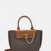 MICHAEL Michael Kors HAMILTON LEGACY BELTED SATCHEL - Handbag - Brown/acorn -MICHAEL Michael Kors shop 17b8e542ad544831a1d03653bb518102