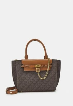 MICHAEL Michael Kors HAMILTON LEGACY BELTED SATCHEL - Handbag - Brown/acorn