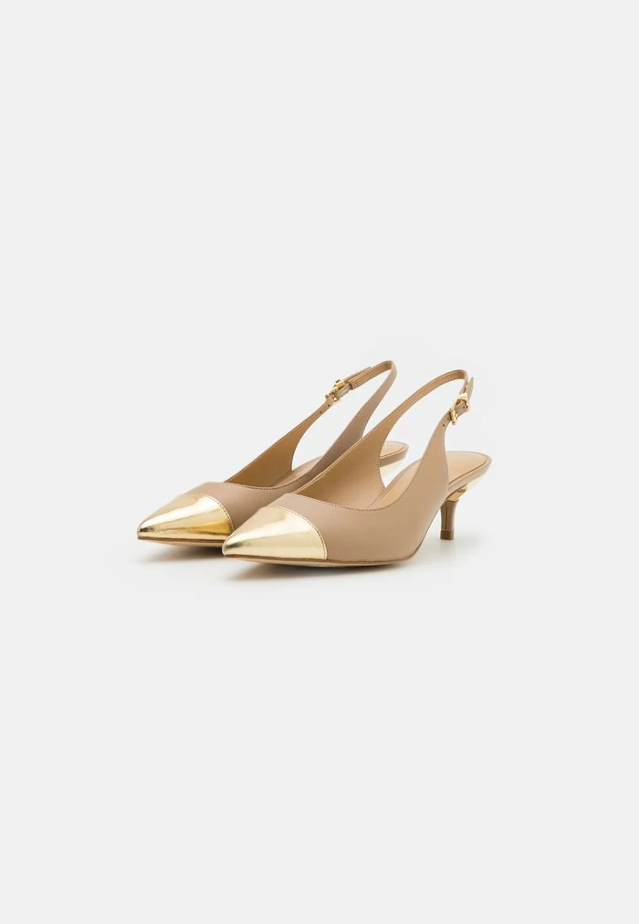 MICHAEL Michael Kors KADENCE TOE CAP KITTEN - Classic Heels - Camel 5 MICHAEL Michael Kors KADENCE TOE CAP KITTEN - Classic Heels - Camel - Image 3