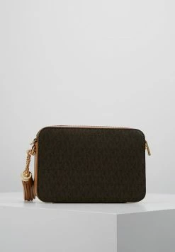 MICHAEL Michael Kors CROSSBODIES CAMERA BAG - Across Body Bag - Brown -MICHAEL Michael Kors shop 18a5b53ad9c7418ab29dae12f8b35e8e