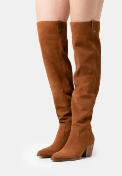 MICHAEL Michael Kors HARLOW - Over-the-knee Boots - Luggage