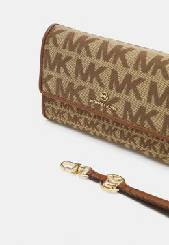 MICHAEL Michael Kors JET SET CHARM FLAP WRISTLET - Wallet - Beige/ebony -MICHAEL Michael Kors shop 19a6542c9c5e425bb3c625b64dbc1d73