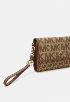 MICHAEL Michael Kors JET SET CHARM FLAP WRISTLET - Wallet - Beige/ebony -MICHAEL Michael Kors shop 1a6b23b928e04961a617b328b349529a