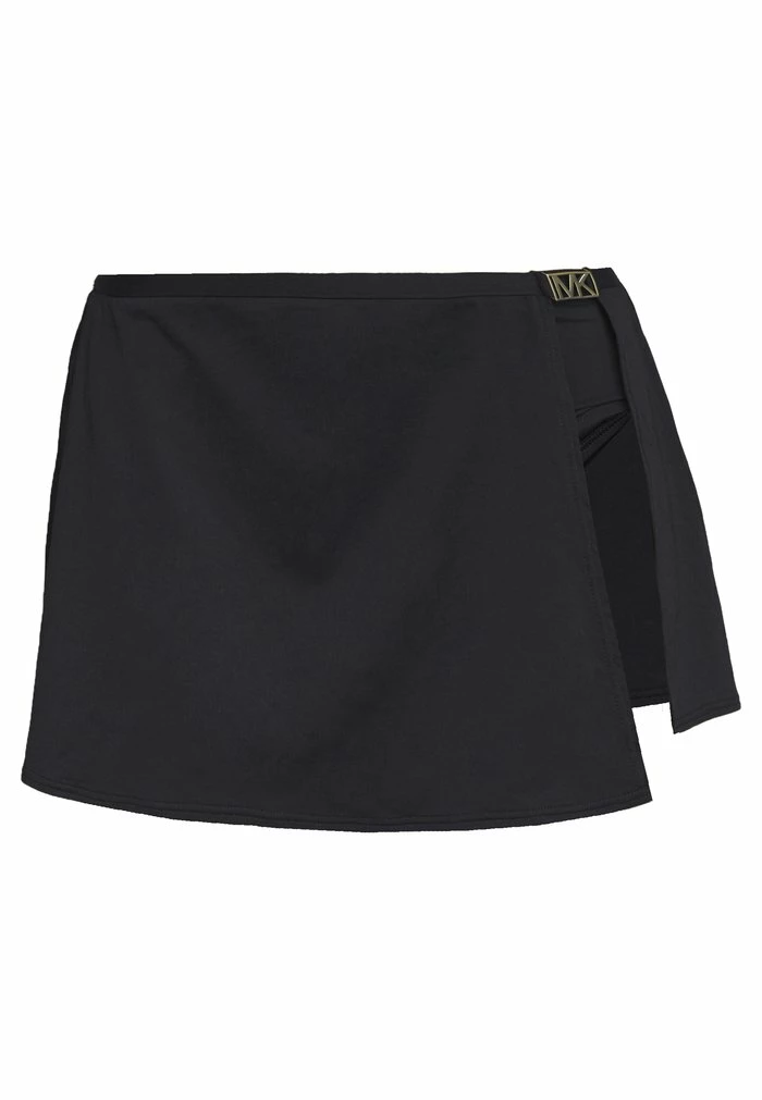 MICHAEL Michael Kors LOGO SOLIDS SKIRT BOTTOM - Bikini Bottoms - Black 6 MICHAEL Michael Kors LOGO SOLIDS SKIRT BOTTOM - Bikini Bottoms - Black - Image 4