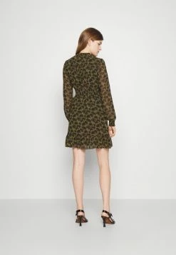 MICHAEL Michael Kors PALMETTO SMOCK DRESS - Day Dress - Smoky Olive -MICHAEL Michael Kors shop 1befb364b4cd49c38e39b7f67e31080d