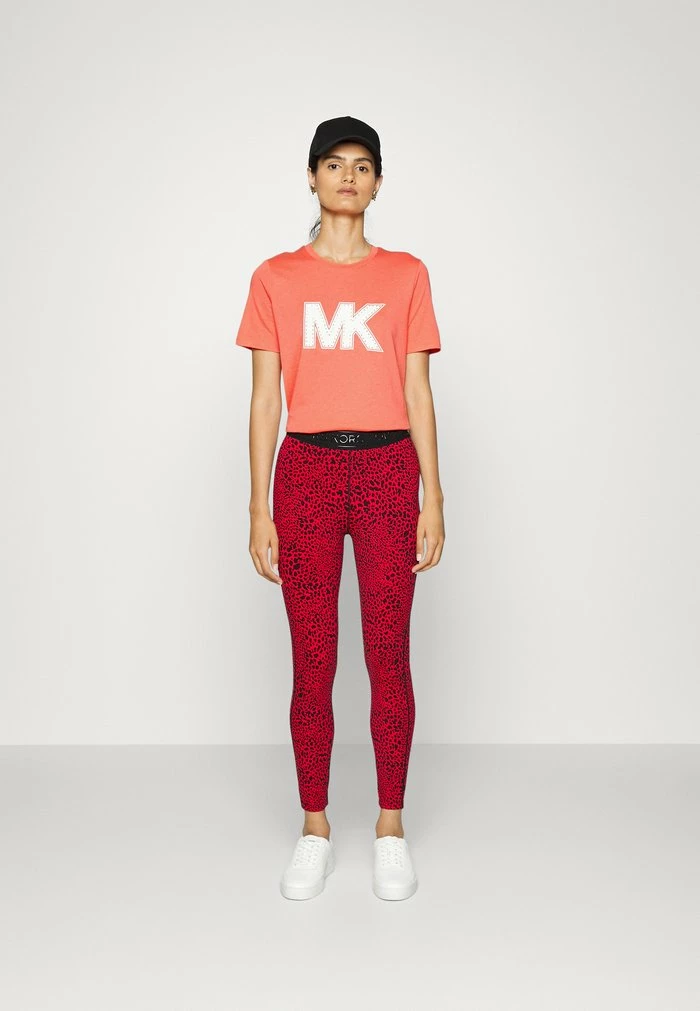 MICHAEL Michael Kors STUD CLASSIC - Print T-shirt - Coral 4 MICHAEL Michael Kors STUD CLASSIC - Print T-shirt - Coral - Image 2
