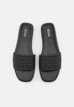 MICHAEL Michael Kors SADLER SLIDE - Mules - Black -MICHAEL Michael Kors shop 1c4d17e1b14c402db411a6ba096c771b