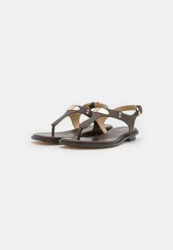 MICHAEL Michael Kors PLATE THONG - T-bar Sandals - Brown -MICHAEL Michael Kors shop 1d08cfa86070478eac35d909bb77a948