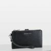 MICHAEL Michael Kors JET SET DOUBLEZIP WRISTLET - Wallet - Black -MICHAEL Michael Kors shop 1d7ff1b786a846bd97385668416c4182