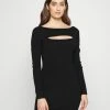 MICHAEL Michael Kors BOAT CUT OUT MINI - Jumper Dress - Black -MICHAEL Michael Kors shop 1e5e8aea1ea9441aad9c53d054cafc9e